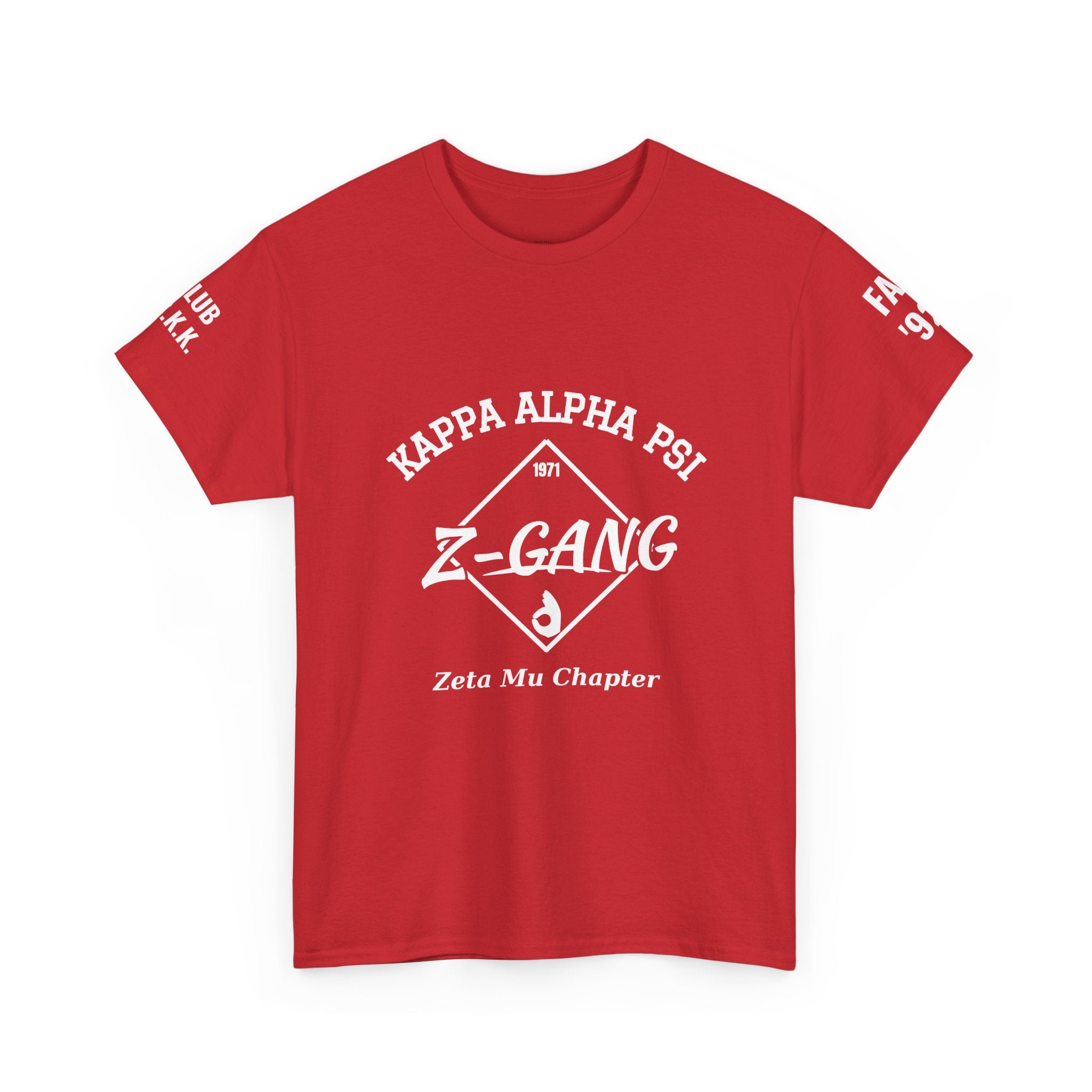 1Kub KSKK Classic White T‑Shirt — Plain Crewneck Tee