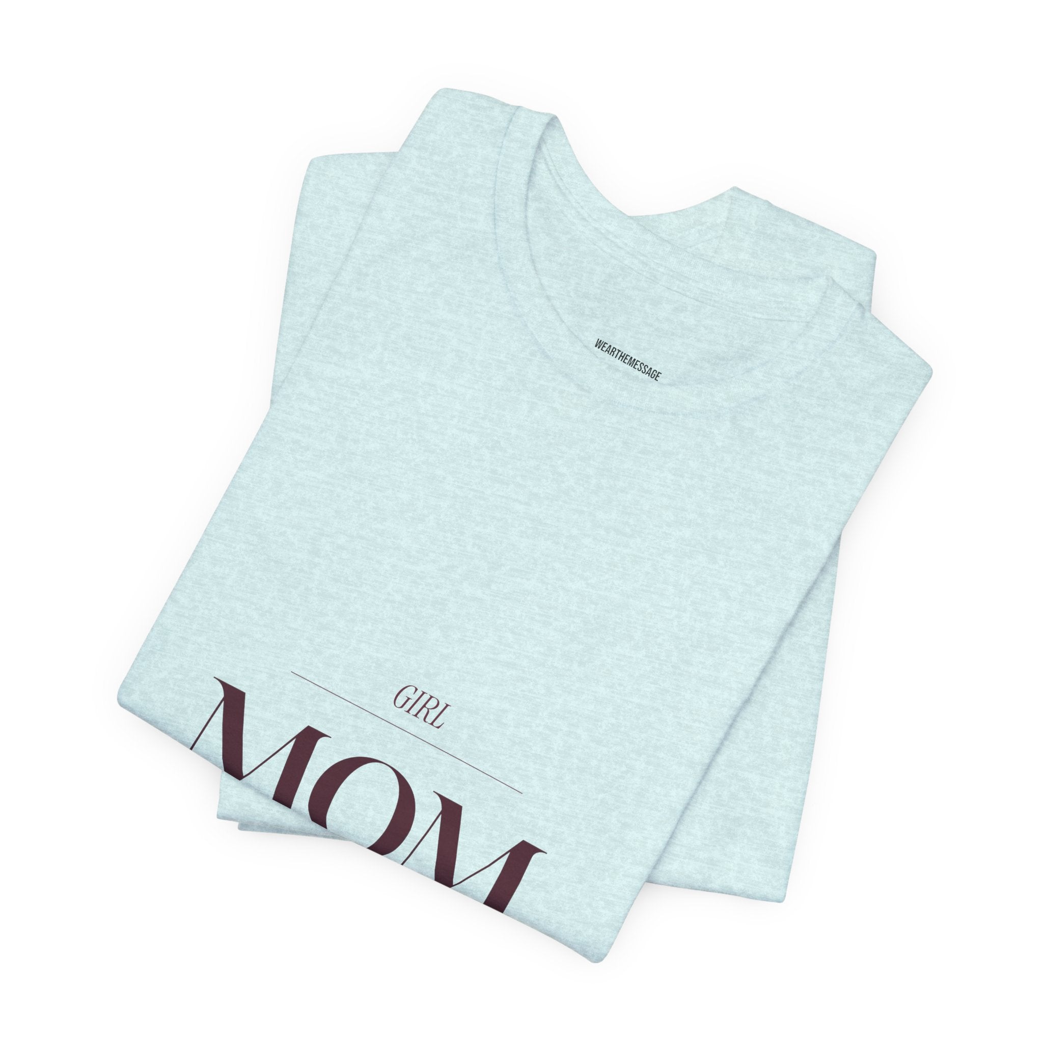 This Girl Mom shirt is for the mom who shows up every single day for her daughter. Elegant burgundy lettering on a soft tee. Understated, beautiful, and built for the mom who wears her heart on her...