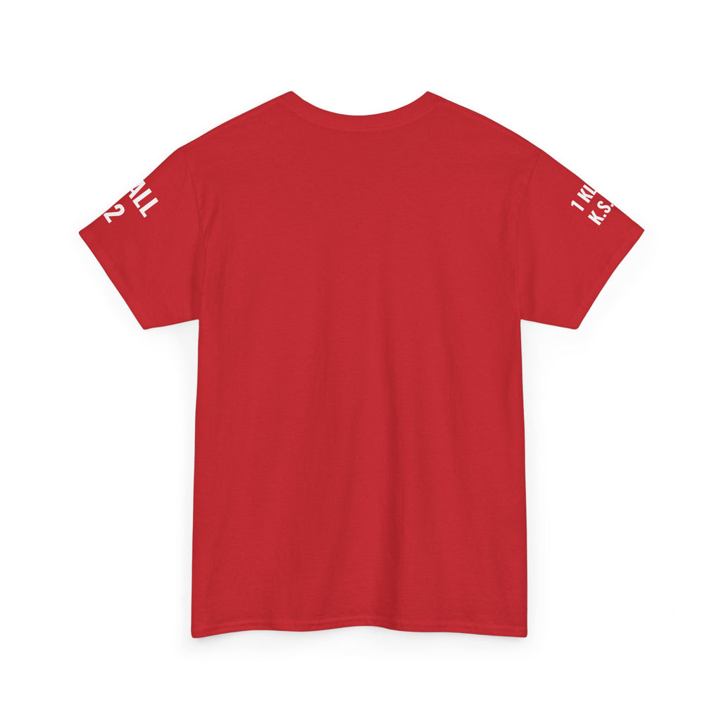 1Kub KSKK Classic White T‑Shirt — Plain Crewneck Tee