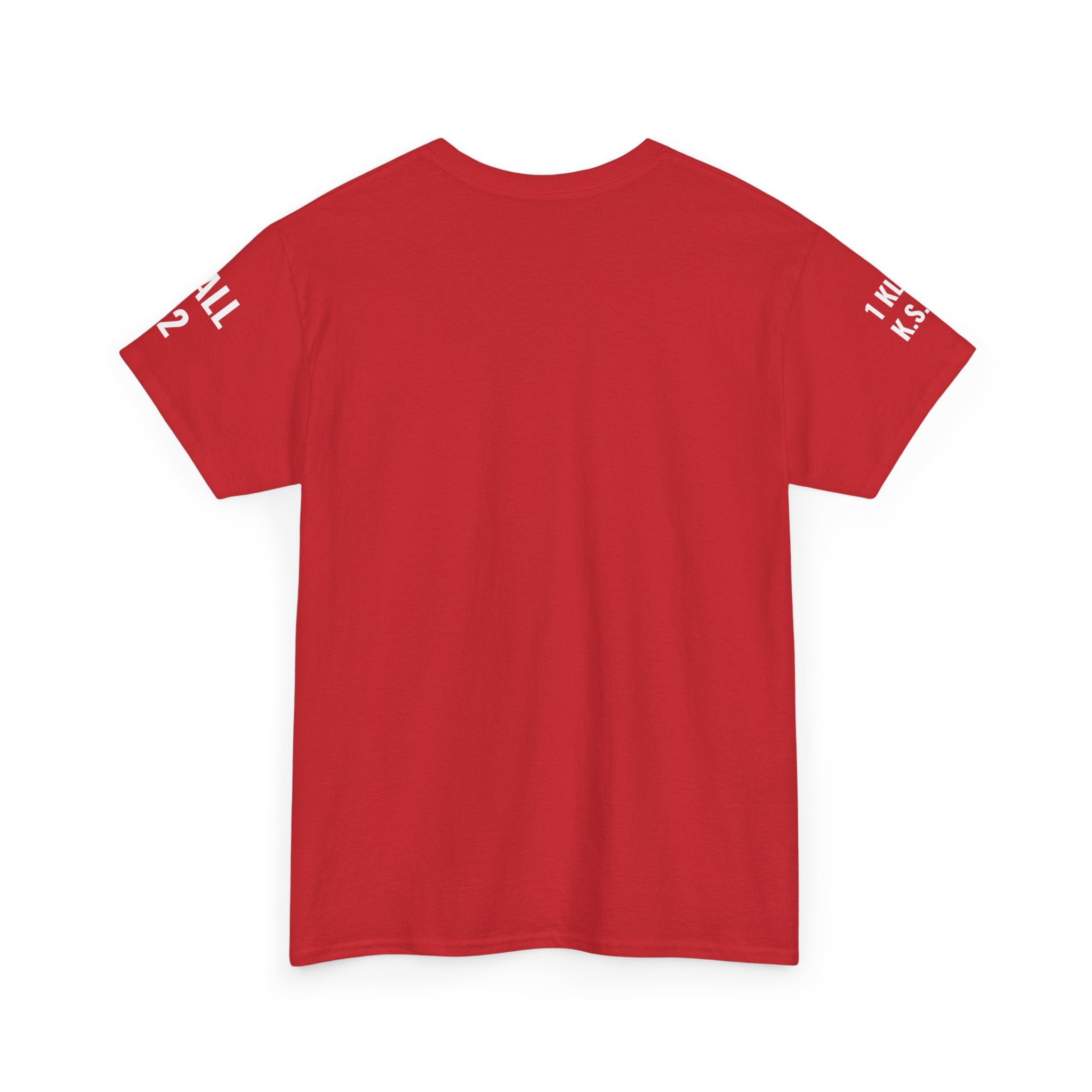 1Kub KSKK Classic White T‑Shirt — Plain Crewneck Tee