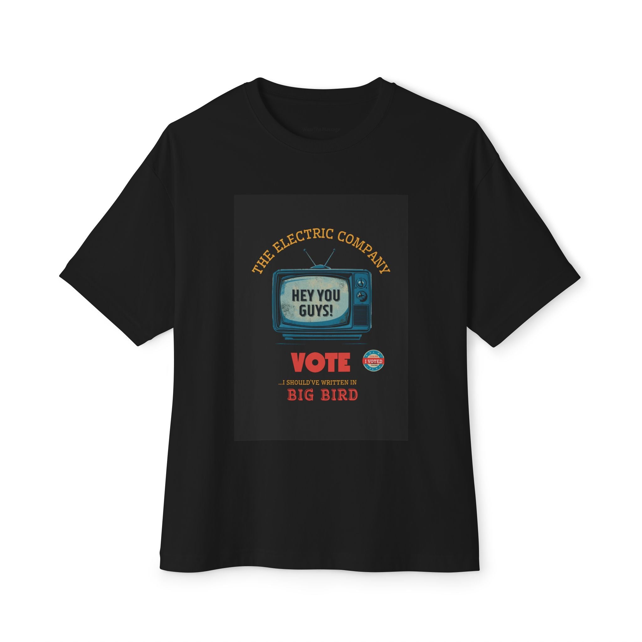 The Electric Company I Should've Written In Big Bird T-Shirt | Hey You Guys Political Nostalgia Tee