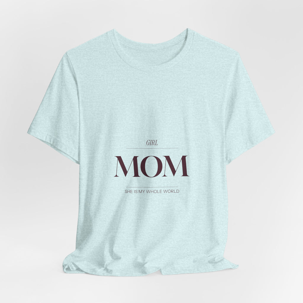 This Girl Mom shirt is for the mom who shows up every single day for her daughter. Elegant burgundy lettering on a soft tee. Understated, beautiful, and built for the mom who wears her heart on her...