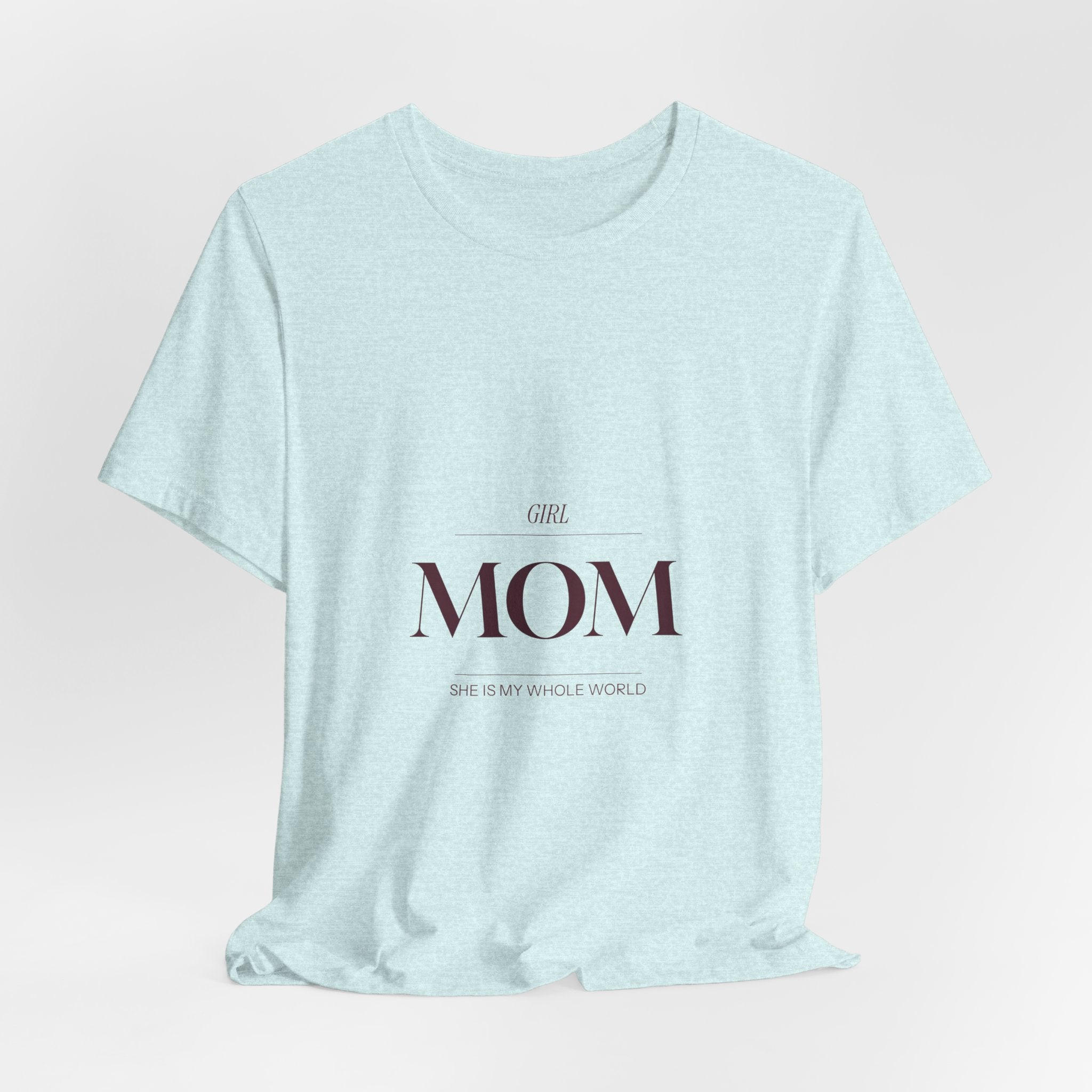 This Girl Mom shirt is for the mom who shows up every single day for her daughter. Elegant burgundy lettering on a soft tee. Understated, beautiful, and built for the mom who wears her heart on her...