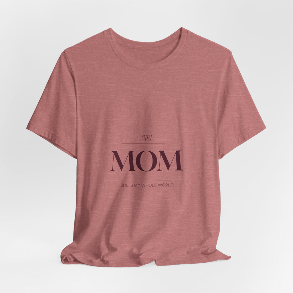 This Girl Mom shirt is for the mom who shows up every single day for her daughter. Elegant burgundy lettering on a soft tee. Understated, beautiful, and built for the mom who wears her heart on her...