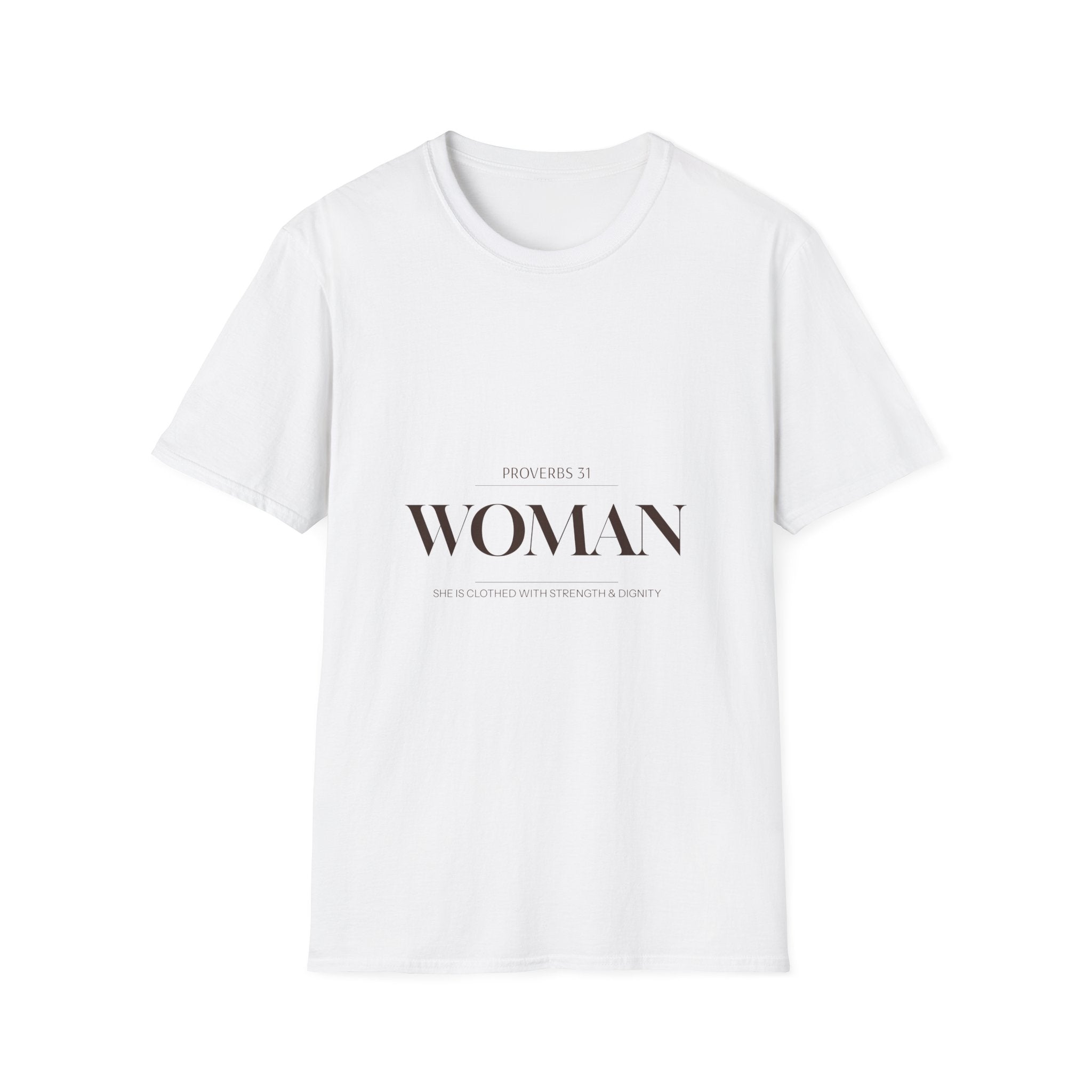 Proverbs 31 Woman Shirt | She Is Clothed With Strength and Dignity | She Laughs Without Fear | Christian Mom Gift | Mothers Day Gift