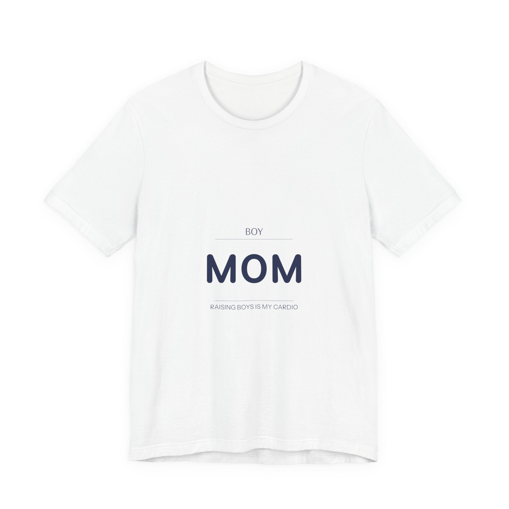 Boy Mom Shirt | Raising Boys Is My Cardio T-Shirt | Boy Mom Gift | Mother's Day Gift | Mom of Boys Tee DESCRIPTION: Because nobody warned you it would be this loud — and you wouldn't have it any other...