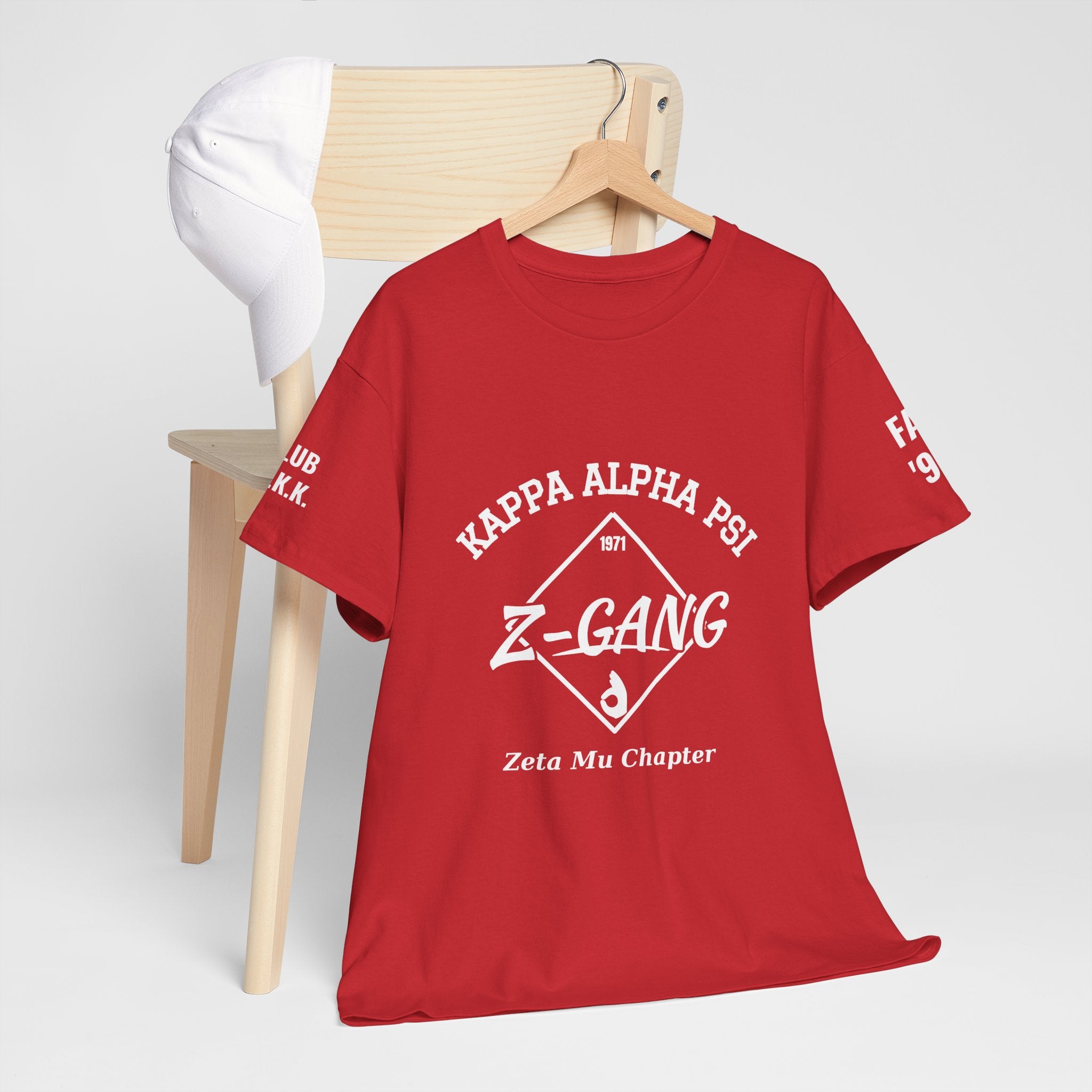 1Kub KSKK Classic White T‑Shirt — Plain Crewneck Tee