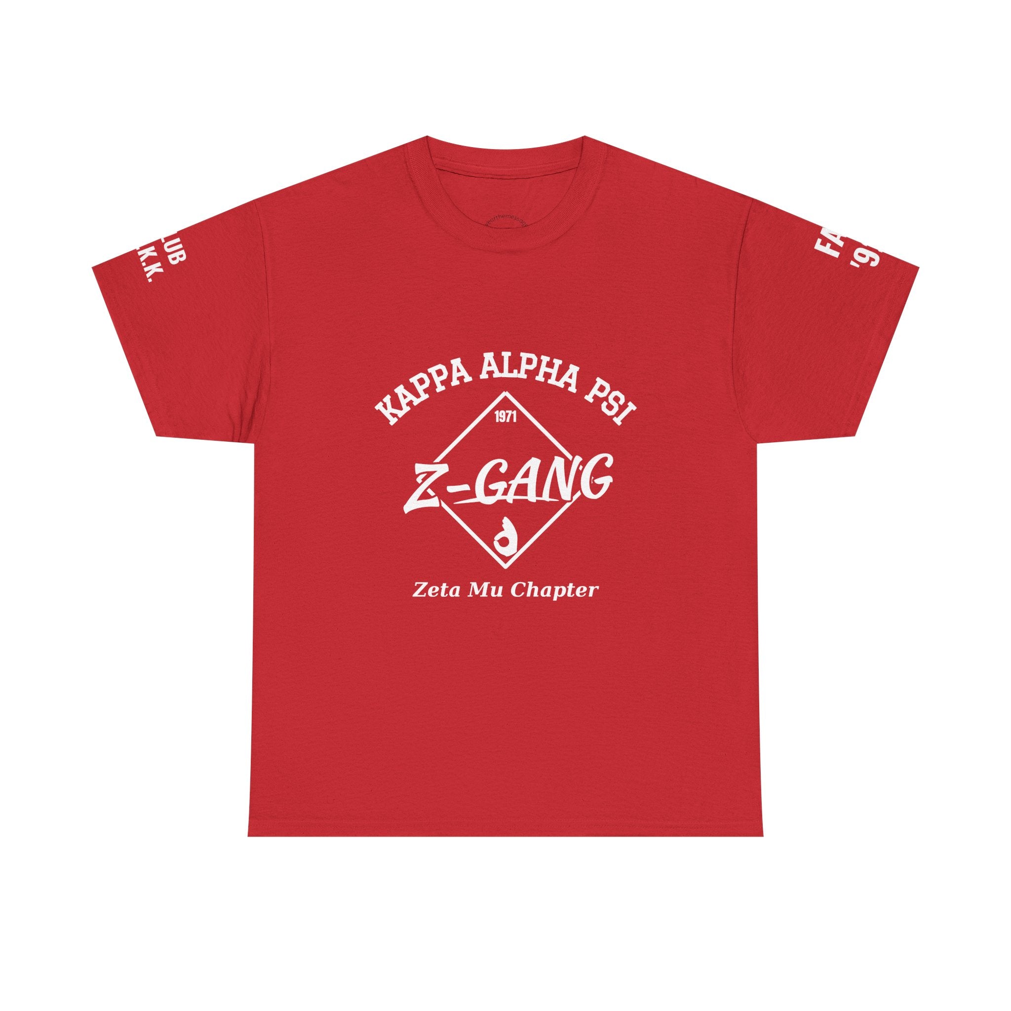 1Kub KSKK Classic White T‑Shirt — Plain Crewneck Tee
