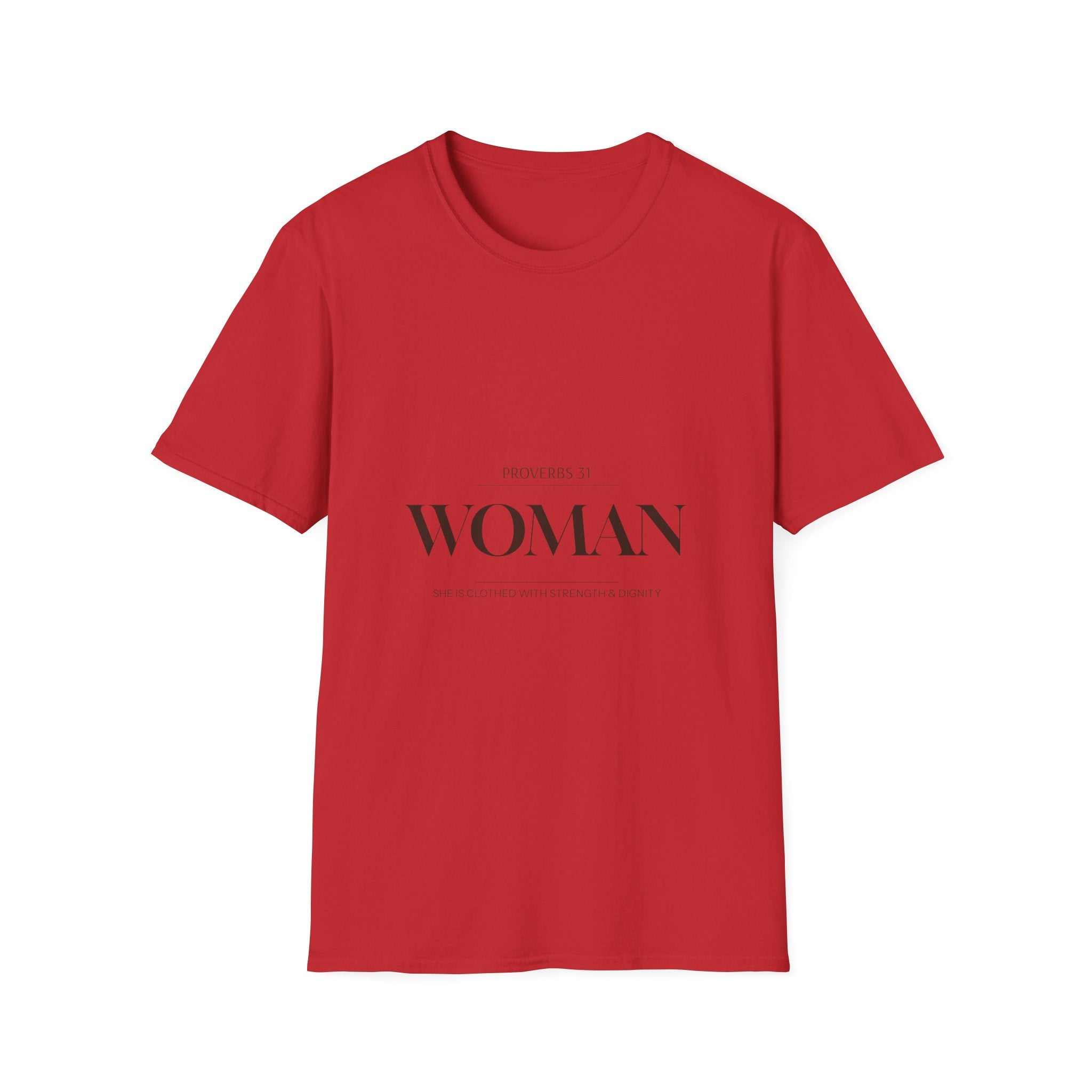 Proverbs 31 Woman Shirt | She Is Clothed With Strength and Dignity | She Laughs Without Fear | Christian Mom Gift | Mothers Day Gift
