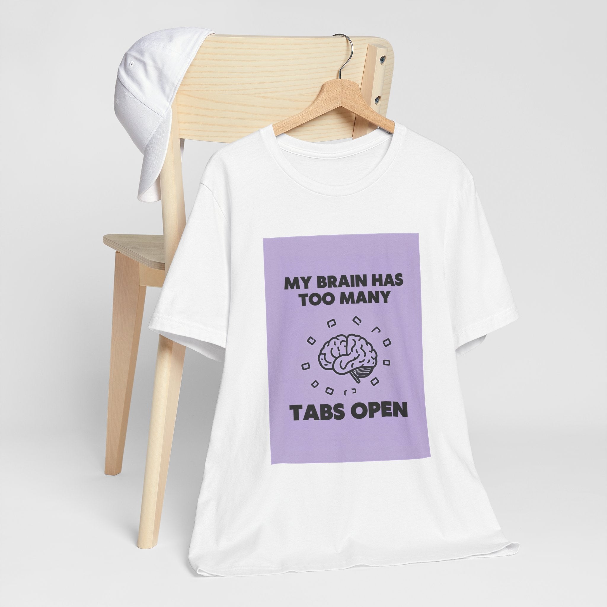 My Brain Has Too Many Tabs Open T-Shirt | Funny Overthinking Mental Health Tee