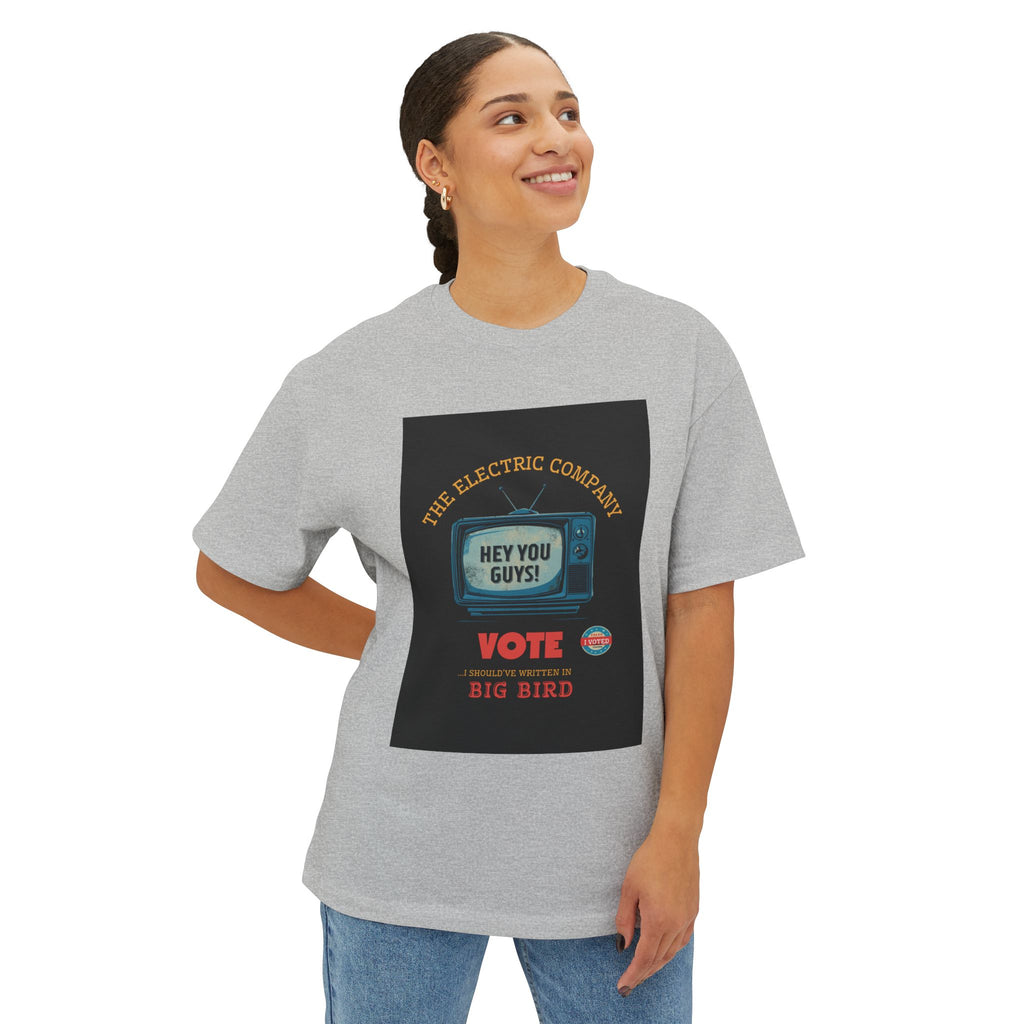 The Electric Company I Should've Written In Big Bird T-Shirt | Hey You Guys Political Nostalgia Tee