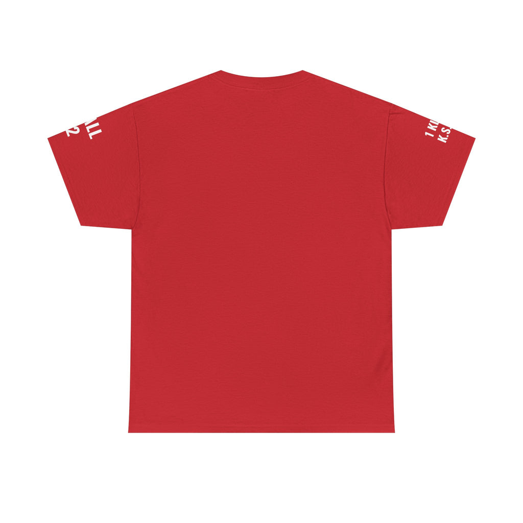 1Kub KSKK Classic White T‑Shirt — Plain Crewneck Tee