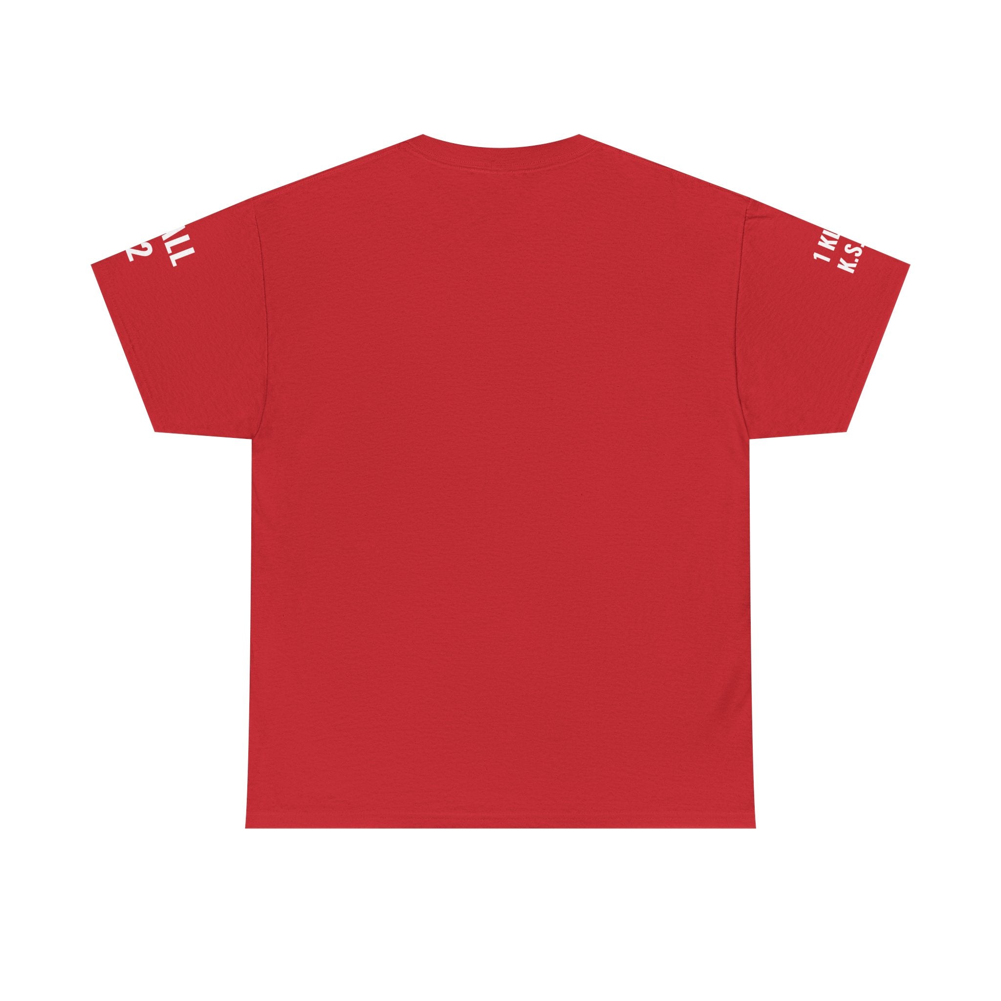 1Kub KSKK Classic White T‑Shirt — Plain Crewneck Tee